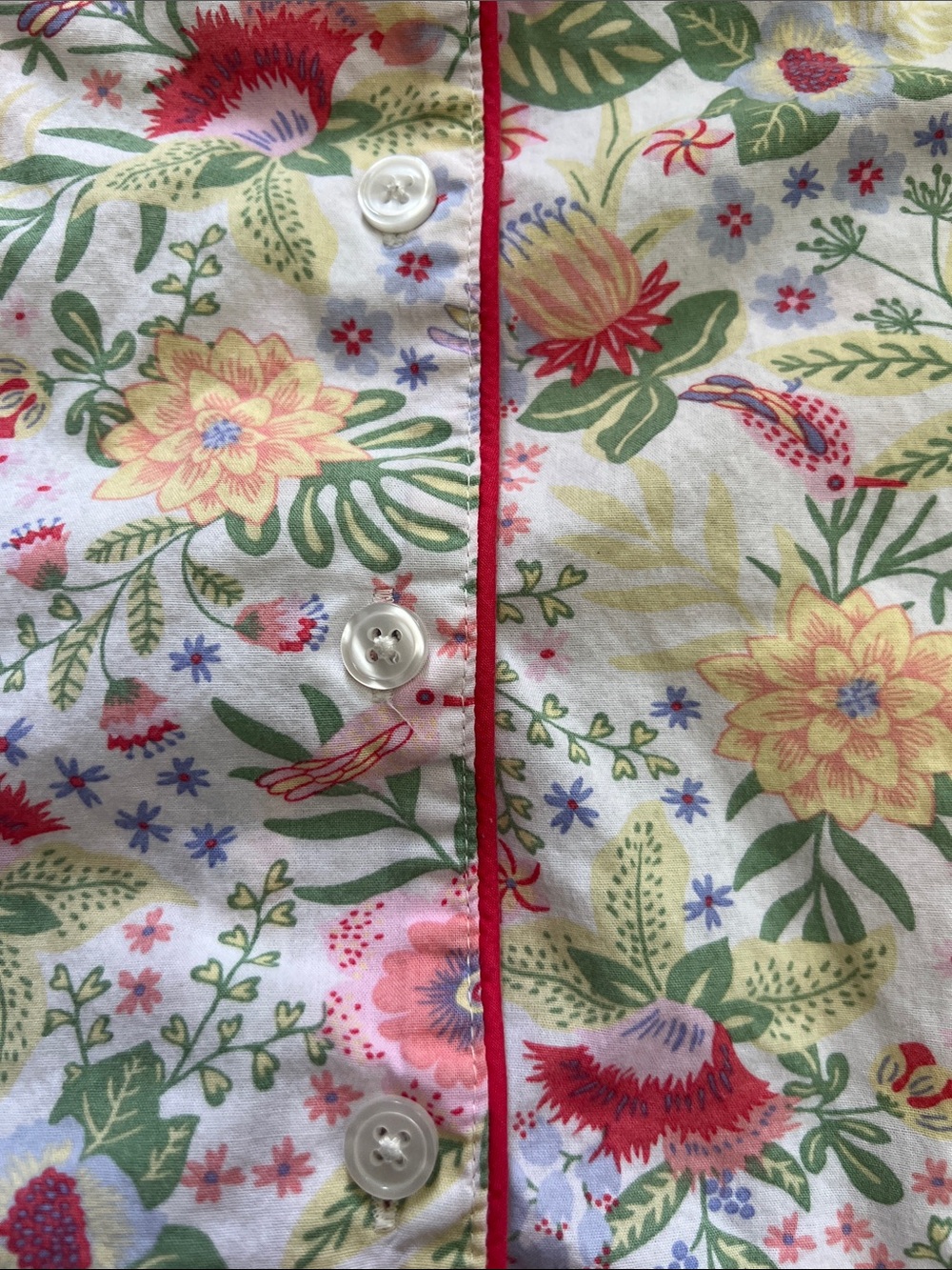 Rare Lands’ End Women’s Poplin Short Sleeve PJ set - Picture 3 of 12